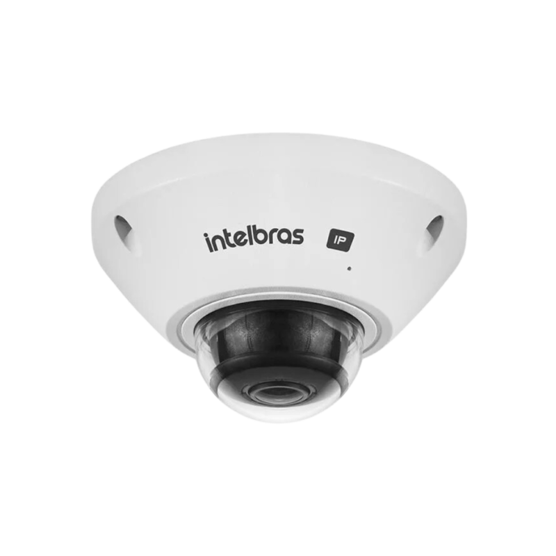 Câmera Fisheye VIP 5500 F IA Intelbras | 360° Full HD, Inteligência Artificial e Visão Panorâmica