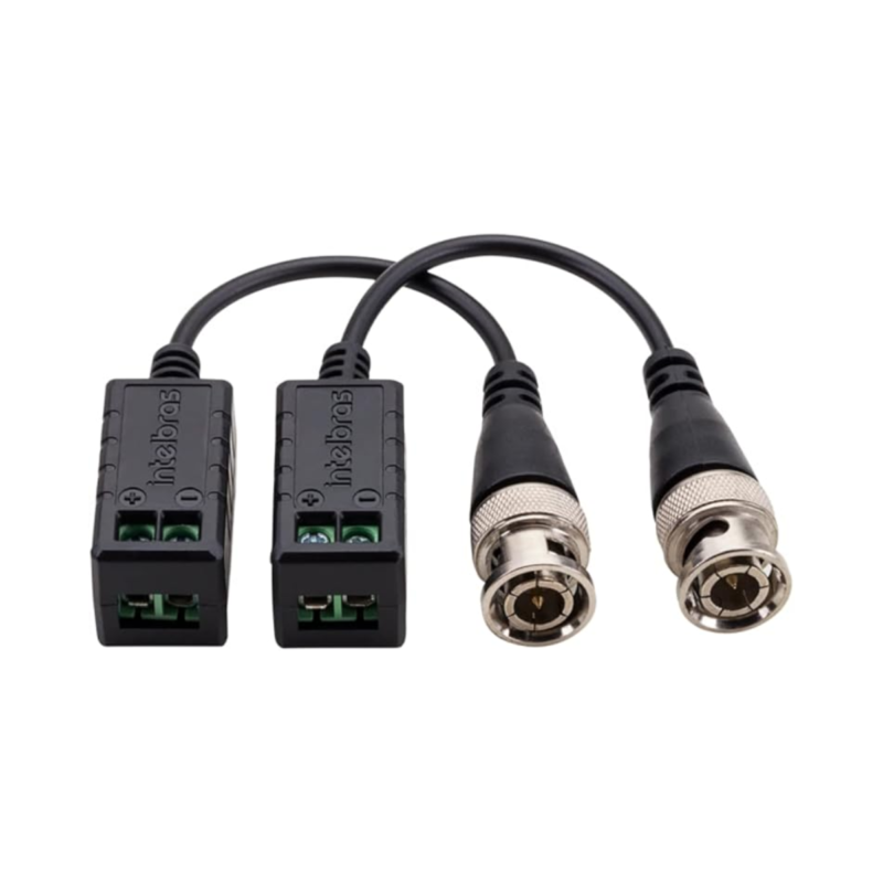 Balun Passivo Intelbras VB 501 P G2 | Transmissão de Vídeo Segura e Estável para CFTV