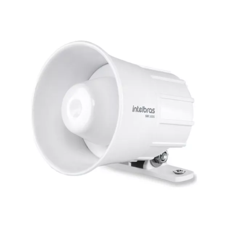 Sirene com Fio Intelbras SIR 1000 Branco | 105 dB para Sistemas de Alarme e Segurança - Imagem 2