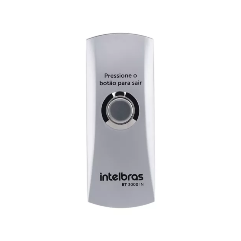Acionador de Saída Inox BT 3000 IN | Instalação Sobrepor com Caixa, Durabilidade e Segurança