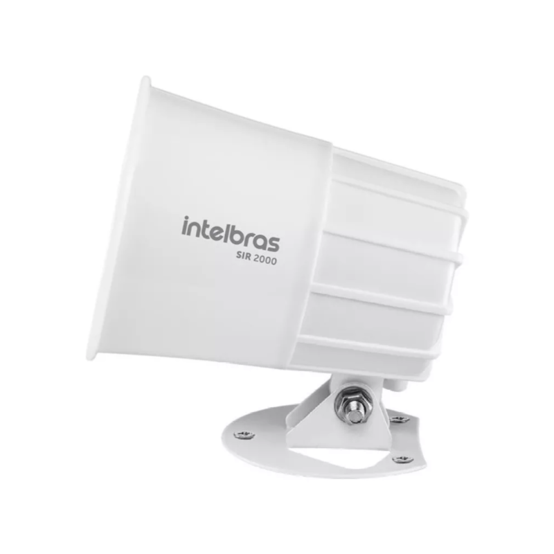 Sirene com Fio Intelbras SIR 2000 branca | 115 dB para Sistemas de Segurança - Imagem 2