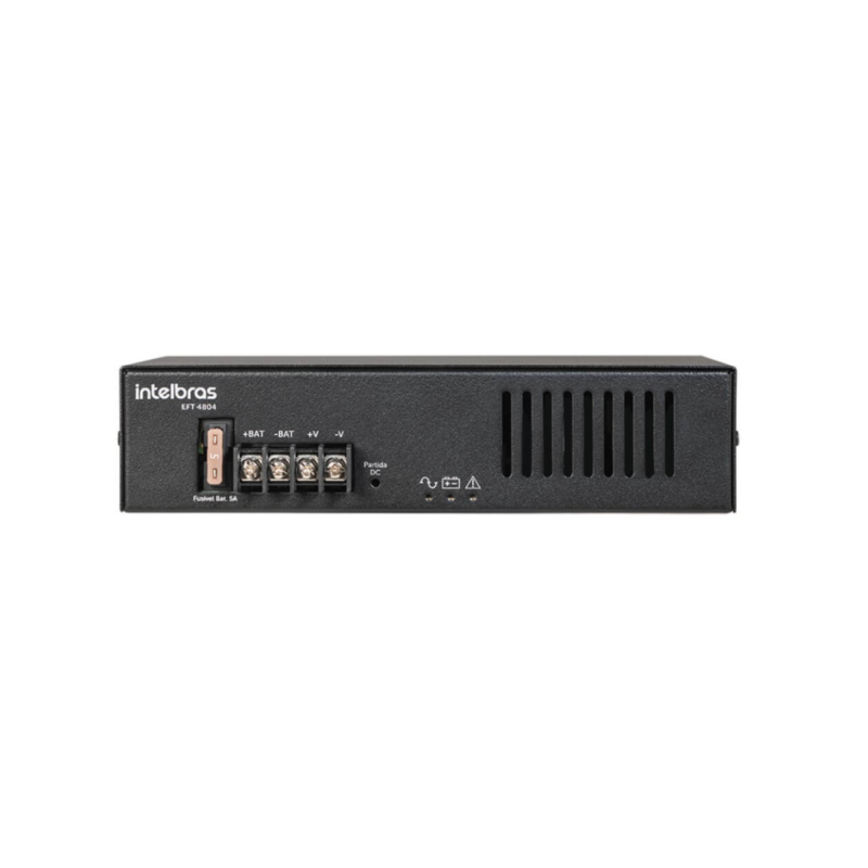 Fonte de Alimentação Carregadora Intelbras EFT 4804 | 48V 4A para Sistemas de Energia e Telecom