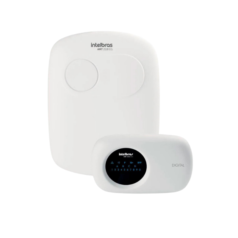 Central de Alarme Intelbras AMT 2118 EG | Conexão IP, Monitoramento Remoto e 18 Zonas Expansíveis