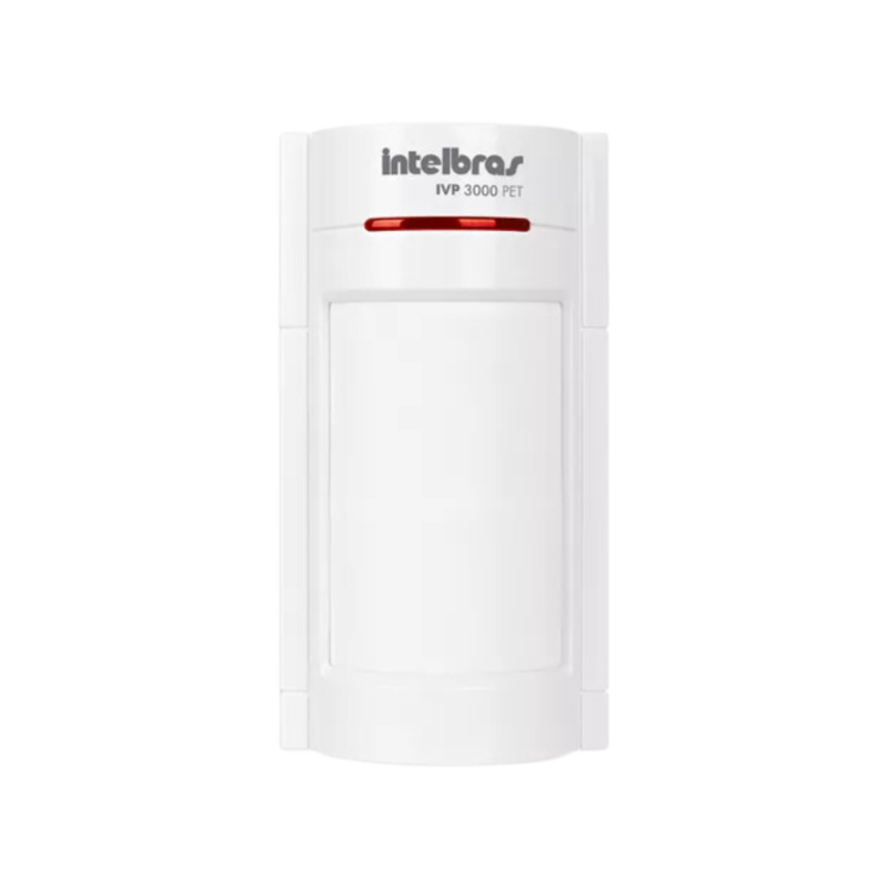Sensor de Movimento Infravermelho Passivo Intelbras IVP 3000 PET | Detecção Precisa e Monitoramento Inteligente