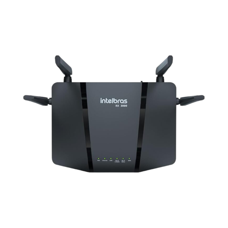 Roteador Dual Band Wi-Fi 6 Intelbras RX 3000 | Conectividade Ultra Rápida e Cobertura Ampla - Imagem 2